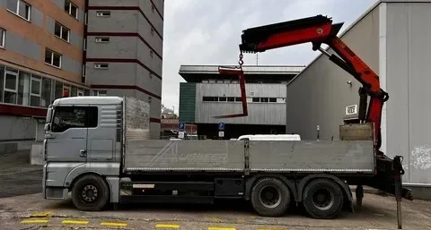 Kubotrans auto s hydraulickou rukou MAN TGA