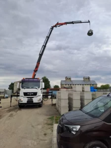 Kubotrans auto s hydraulickou rukou