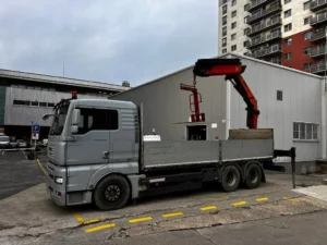 Kubotrans auto s hydraulickou rukou